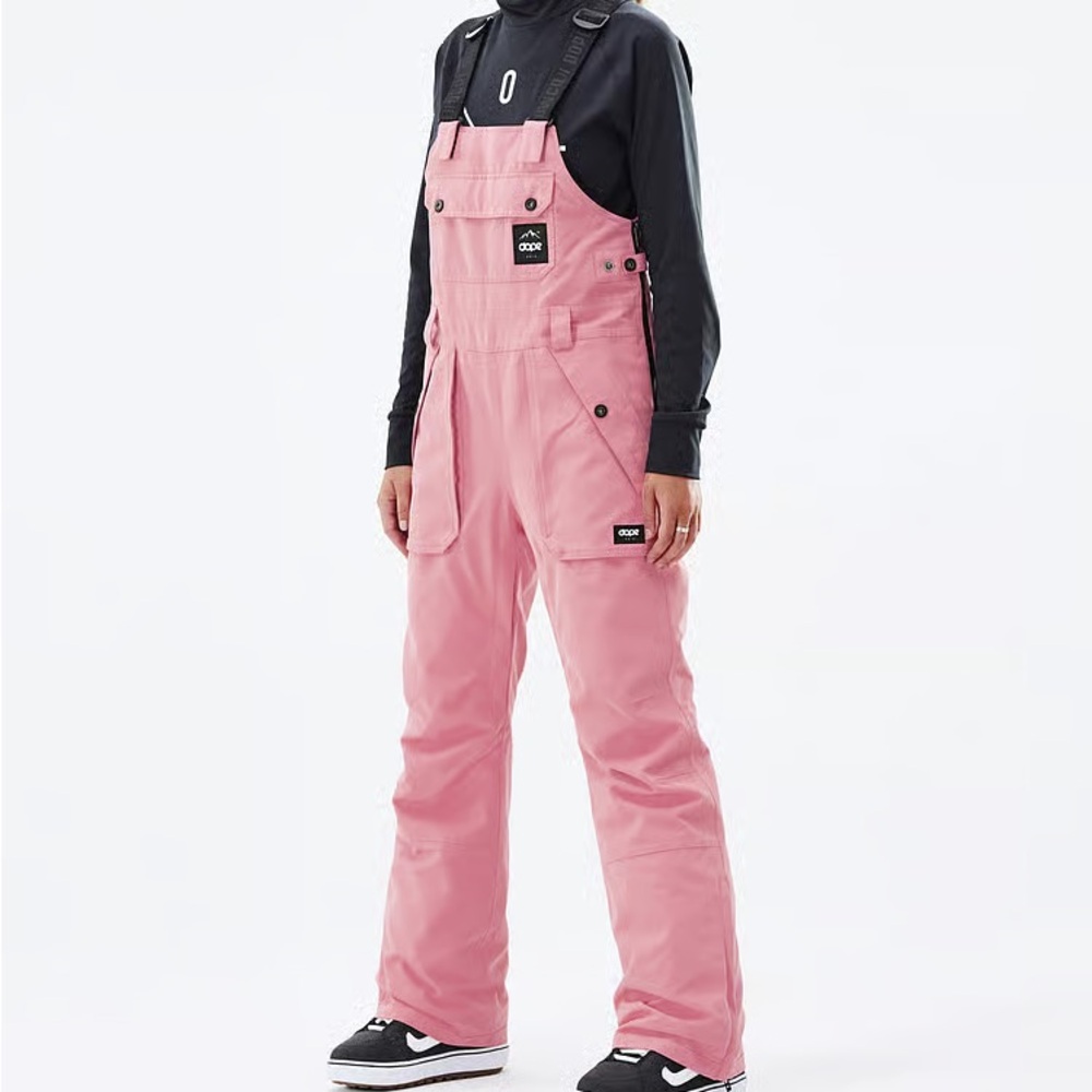 DOPE Pink Snow Bibs